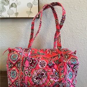 Vera Bradley Call Me Coral Duffel Bag